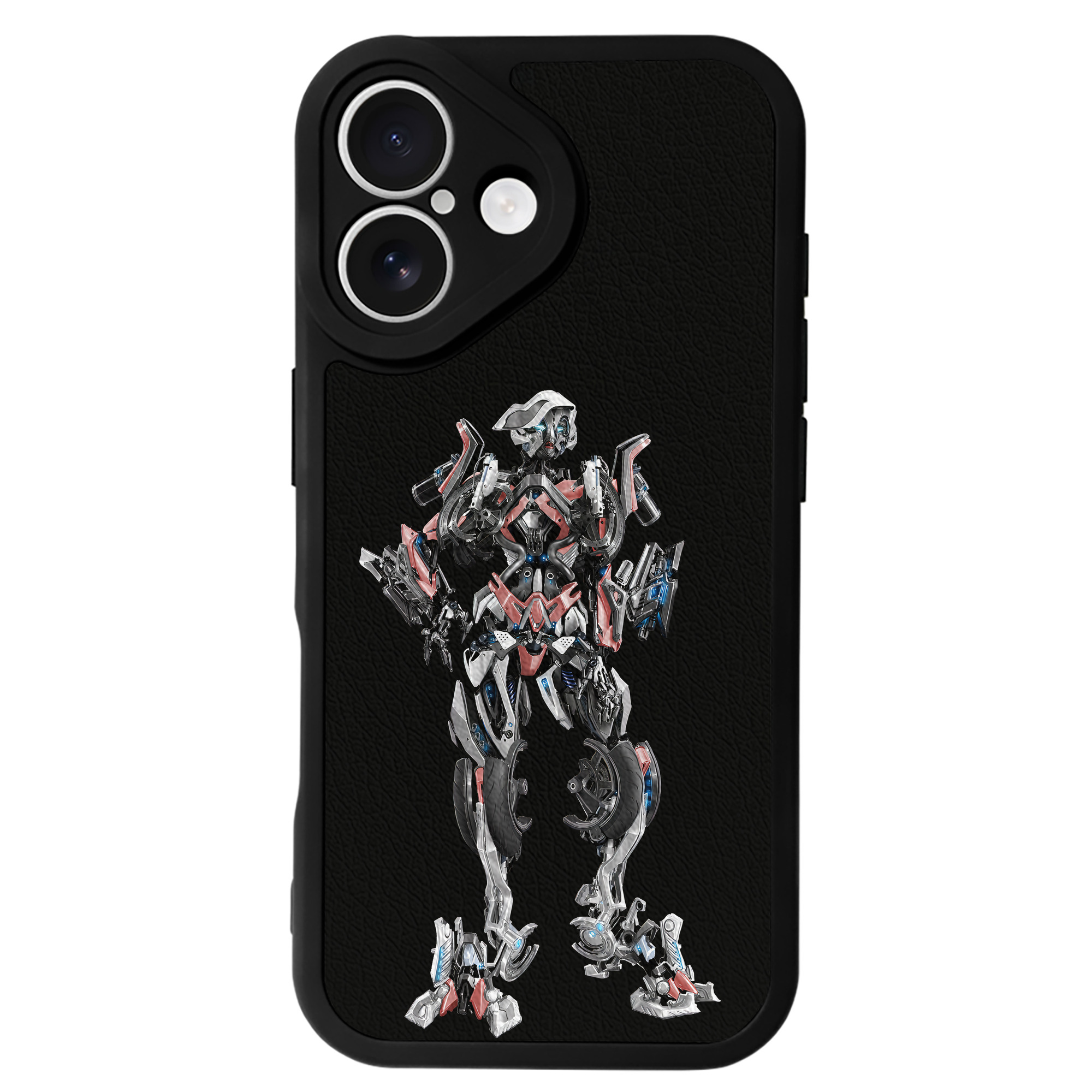 （画像用） Transformers トランスフォーマー 【iPhone 16シリーズ対応】シリコンスマホケース（レザー調） 材質：シリコン